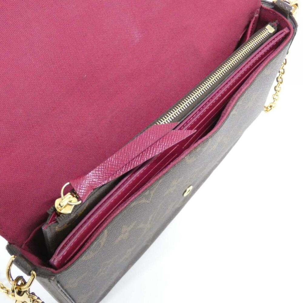 LOUIS VUITTON Brown Monogram Pochette Shoulder Bag - Picture 8 of 10